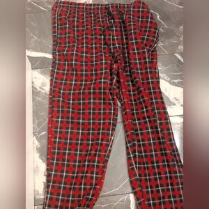 Men's Plaid Flannel Pajama Pants XL